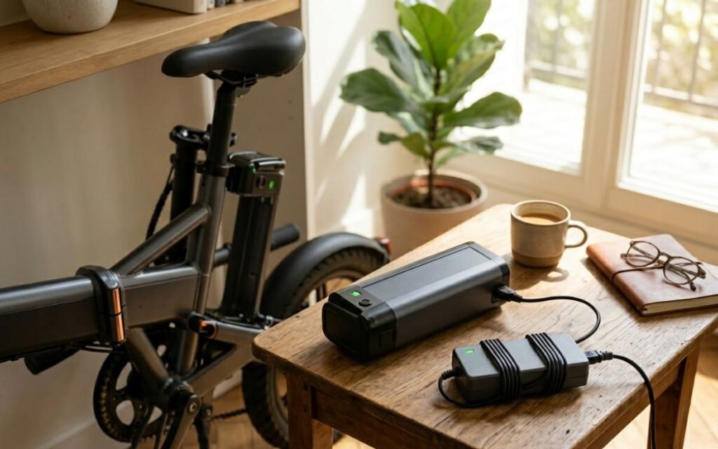 vélo pliant dans un coffre