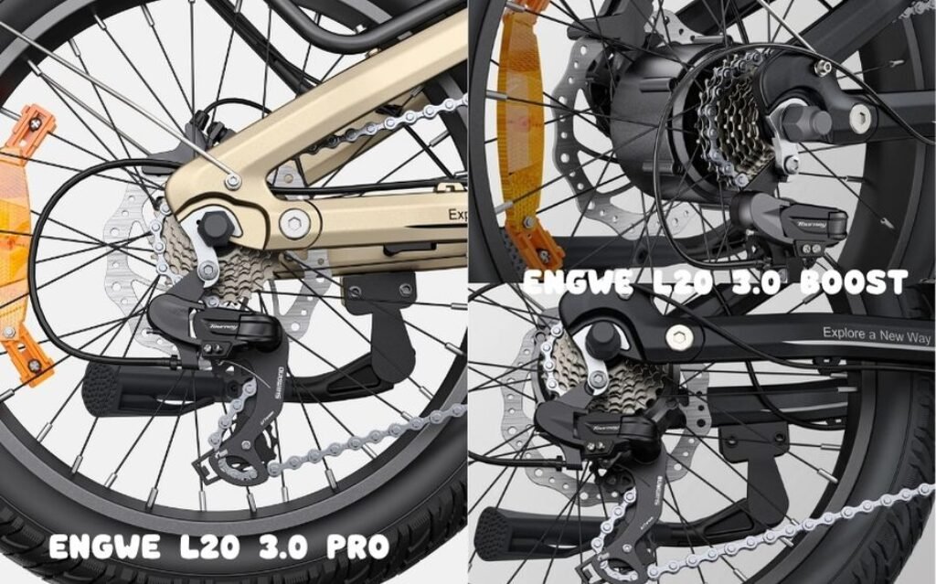 Comparaison des moteurs L20 3.0 Pro et L20 3.0 Boost