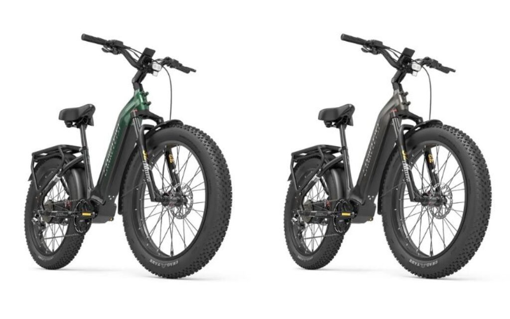 LANKELEISI MG600 Plus VTT électrique vert et gris