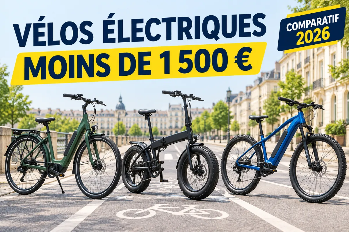 Meilleur vélo électrique à moins de 1,500 €